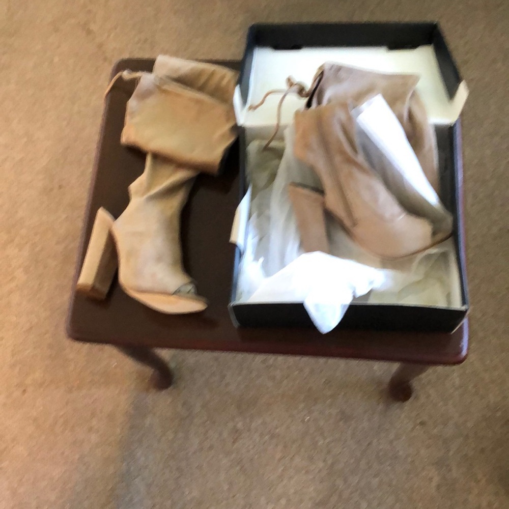 Over the knee boots.  #22